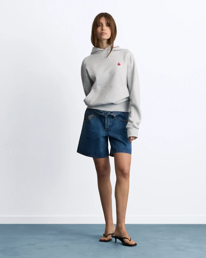 Basic Cherry Hoodie Grey