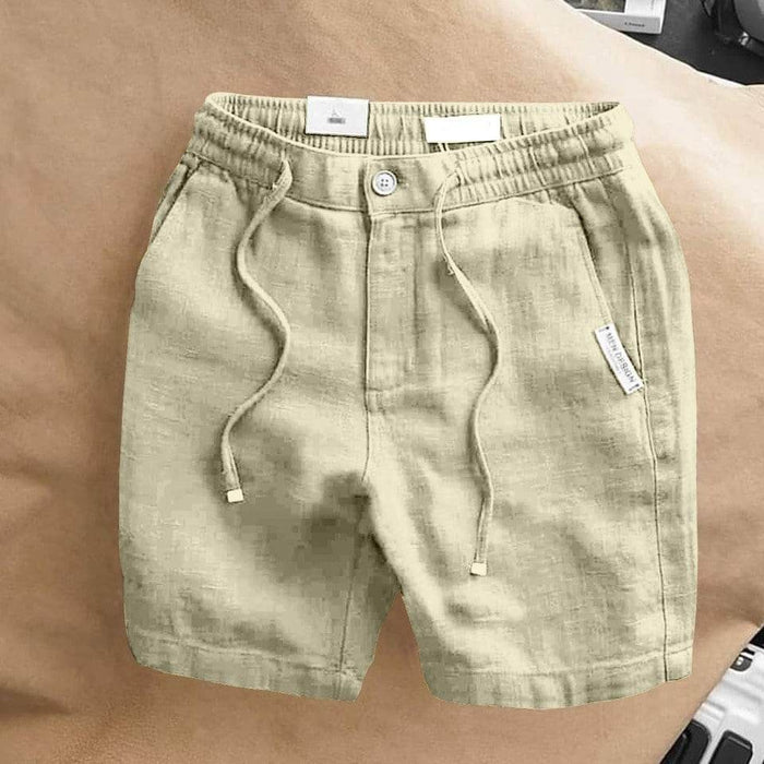 BEIGE CASUAL SHORT - Dubai Offers Today