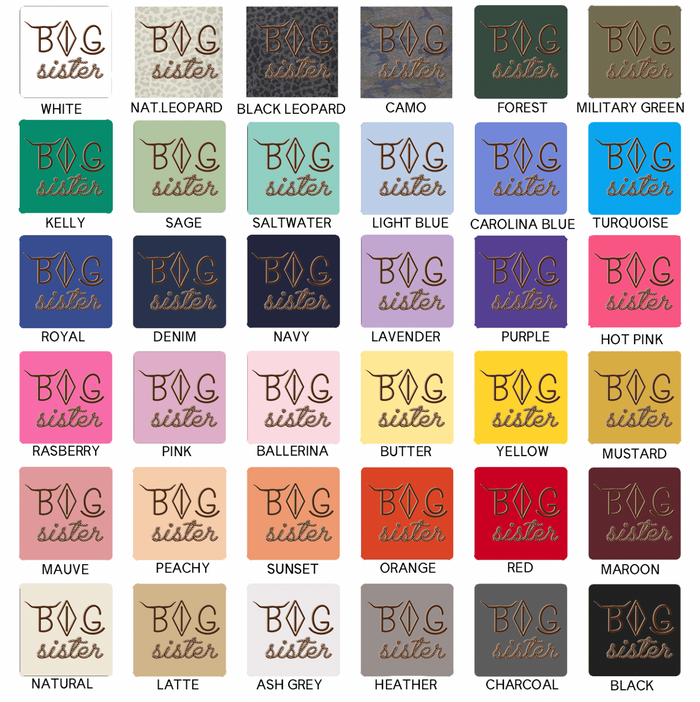 Big Sister Branded– Infant/Toddler/Youth