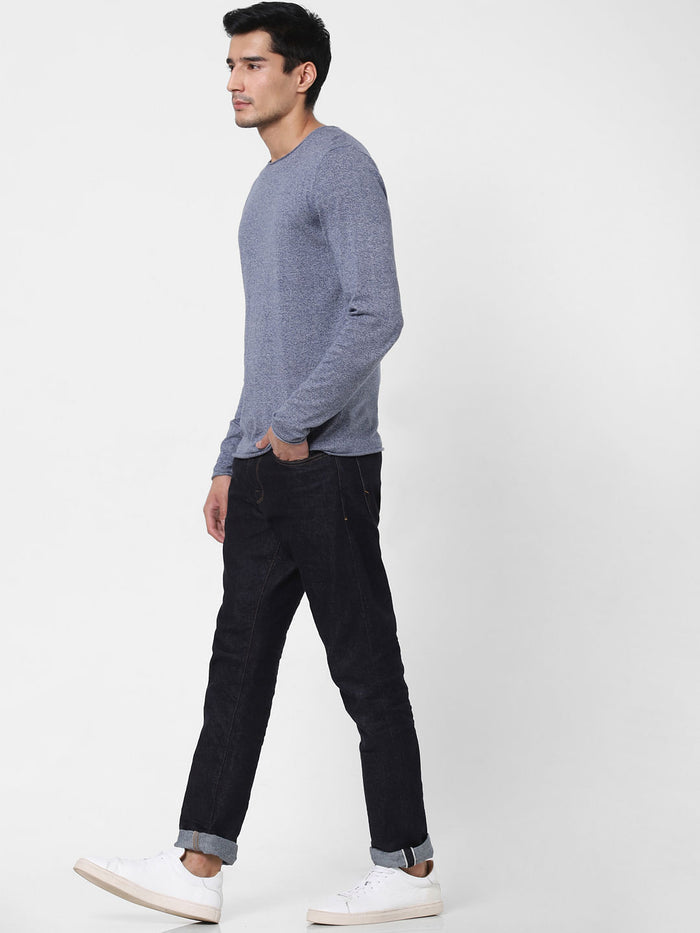 Blue Crew Neck T-Shirt