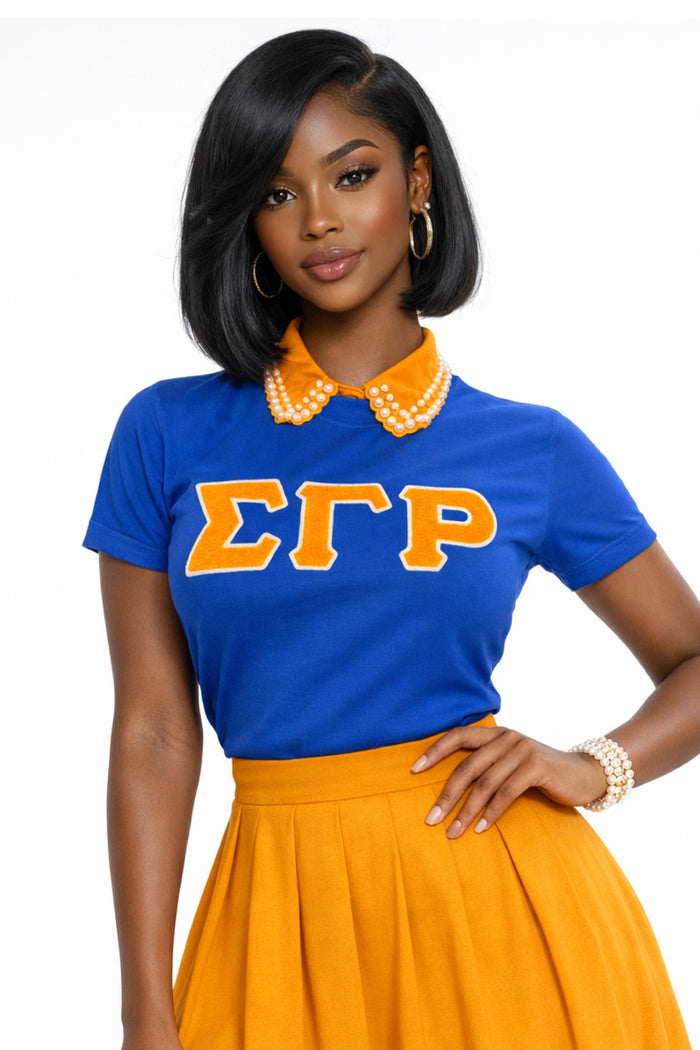 Blue SGR Chenille Tee