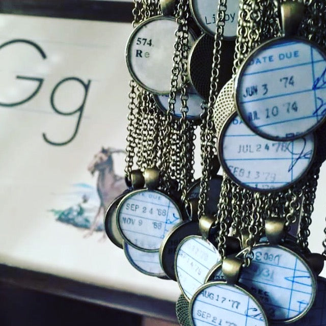Book Lover Necklace -- January 28 April 27