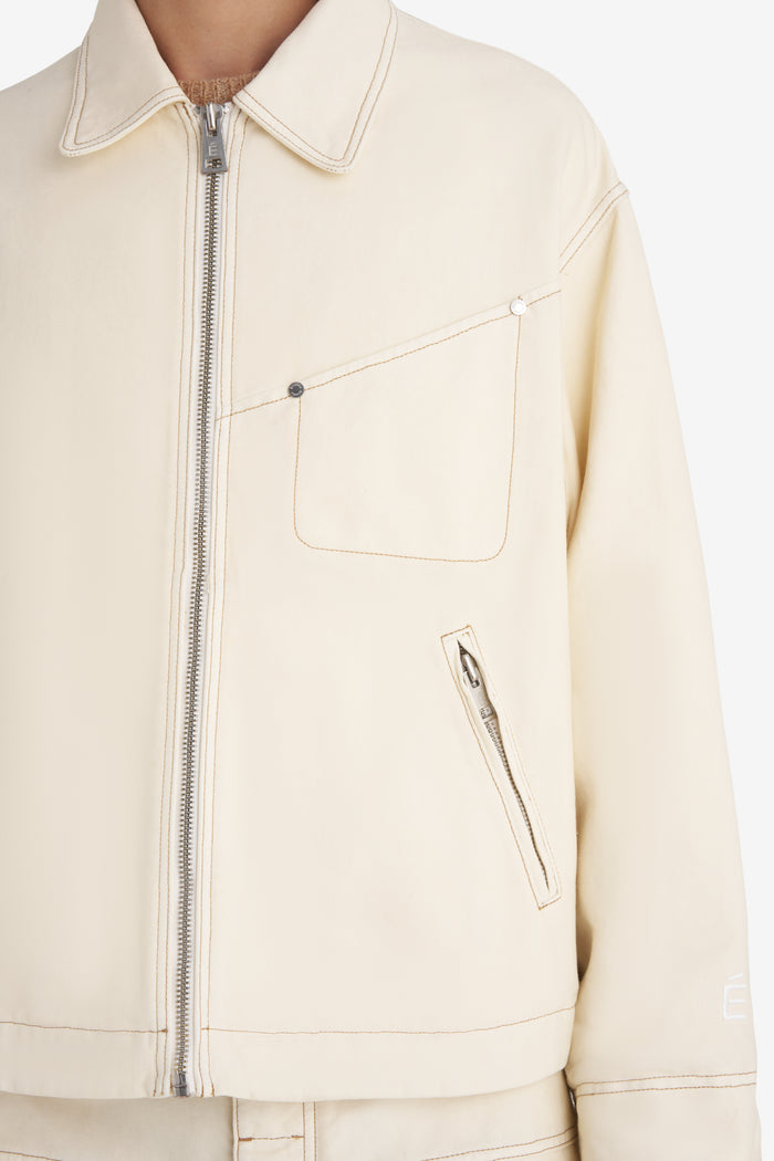 BOXY ZIPPED JACKET