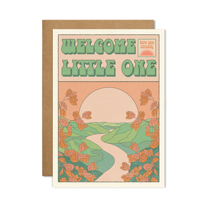 cai & jo USA - Welcome Little One Card