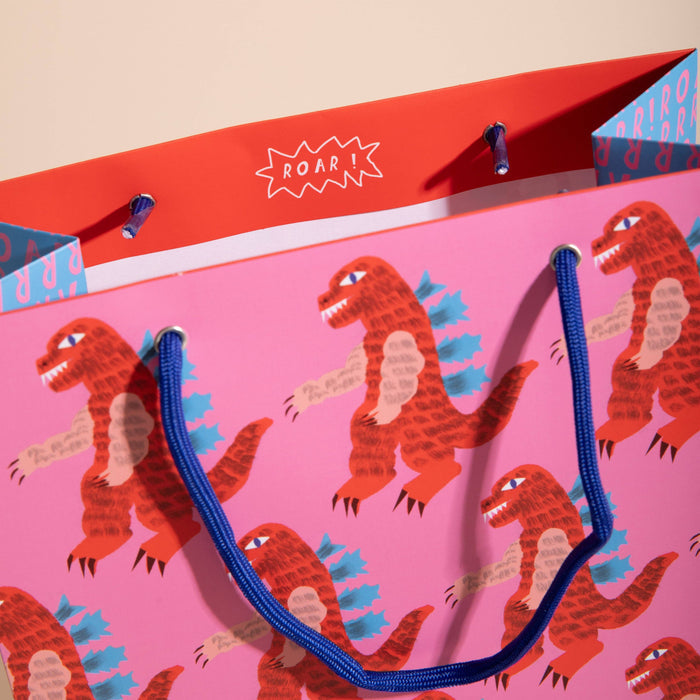 Carolyn Suzuki Gift Bag - Fiery Kaiju