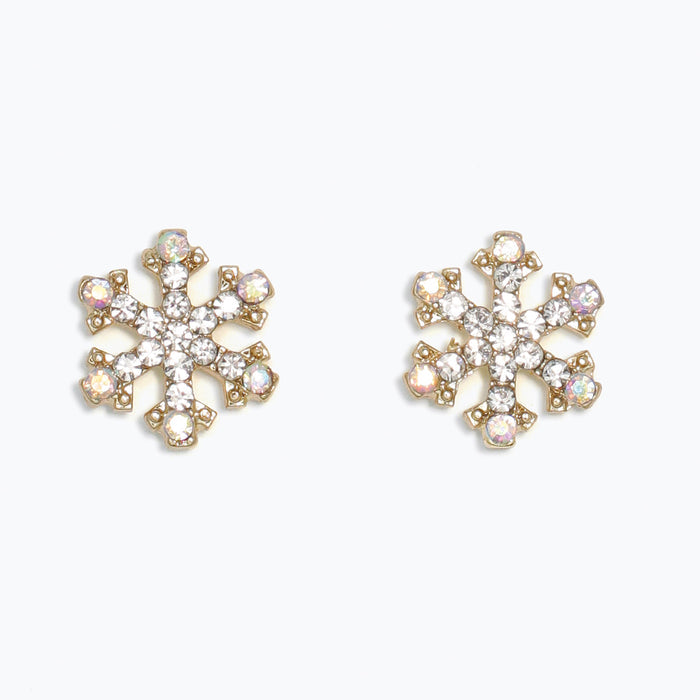 Crystal Snowflake Earrings