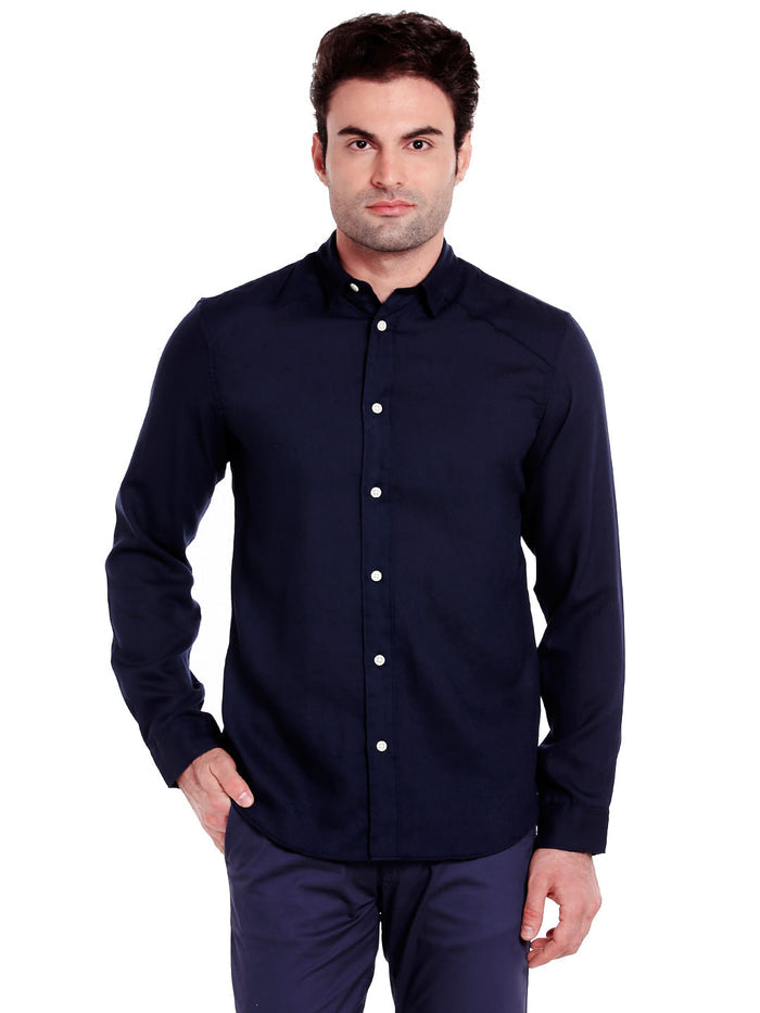 Dark Blue Full Sleeves Shirt
