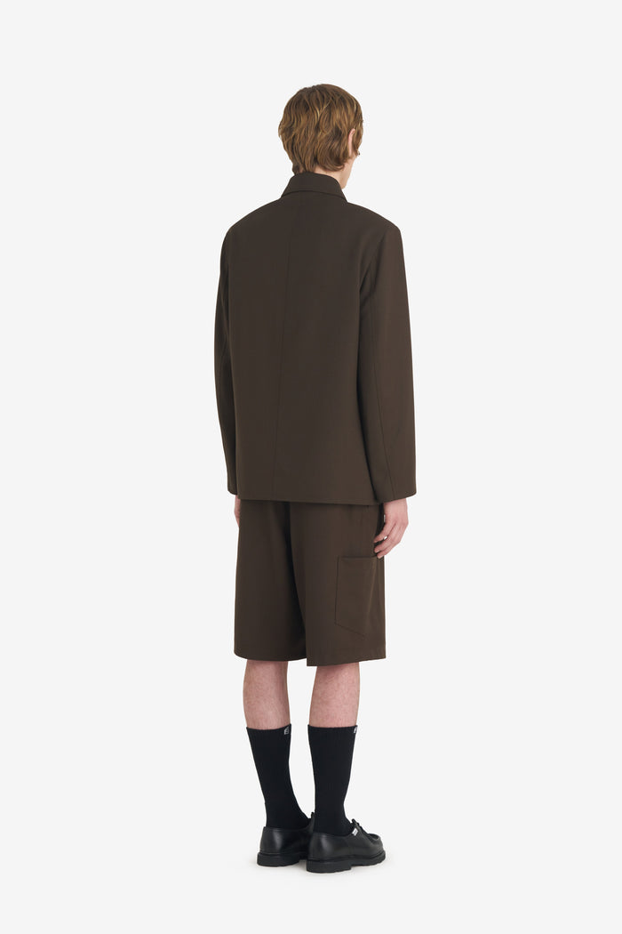 DRESS UP WORKER JACKET 42 / DK BROWN