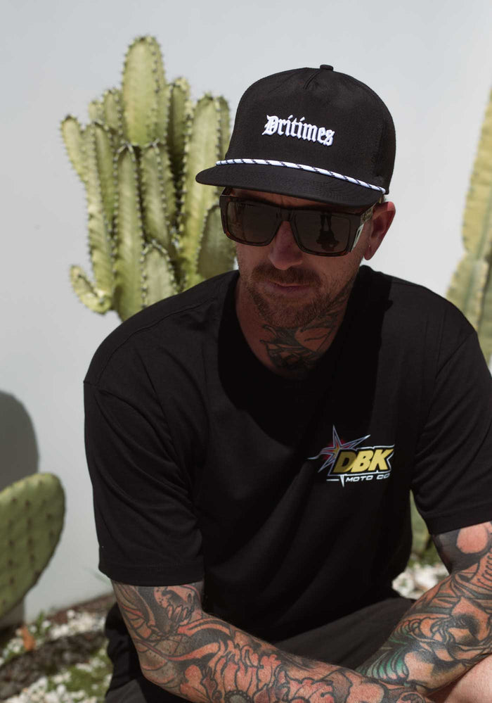 Dritimes Old School Unstructured Snapback Cap