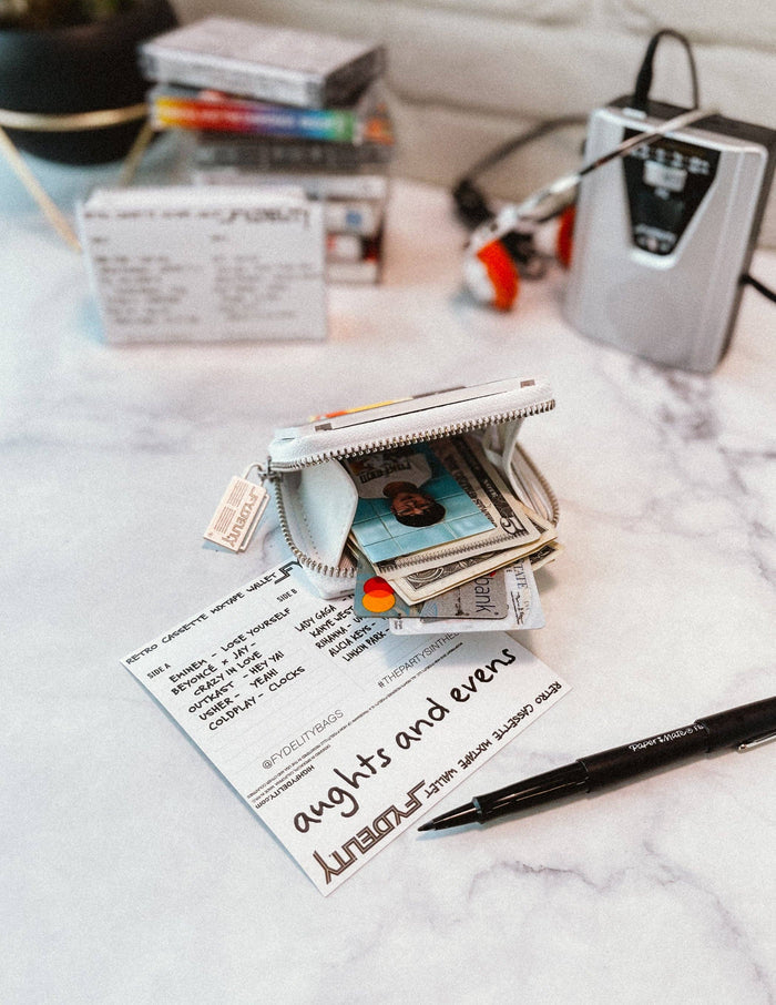 Fydelity - Retro Cassette Wallet (Sunset Swirl)