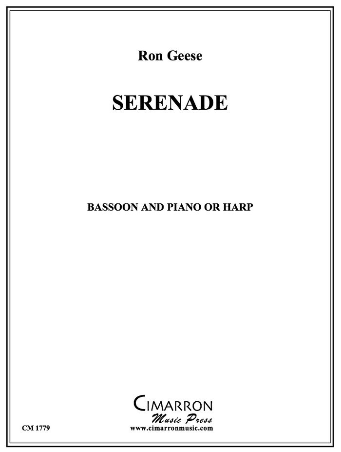 Geese - Serenade - Bassoon and Piano or Harp