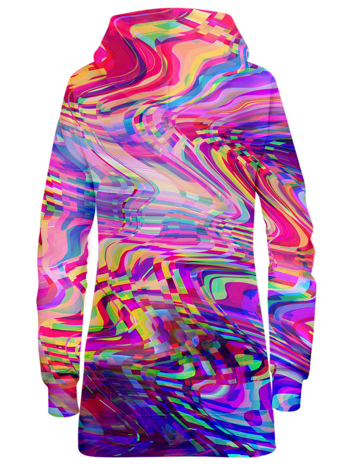 Glitch Waves Hoodie Dress Art Designs Works Epic Hoodie