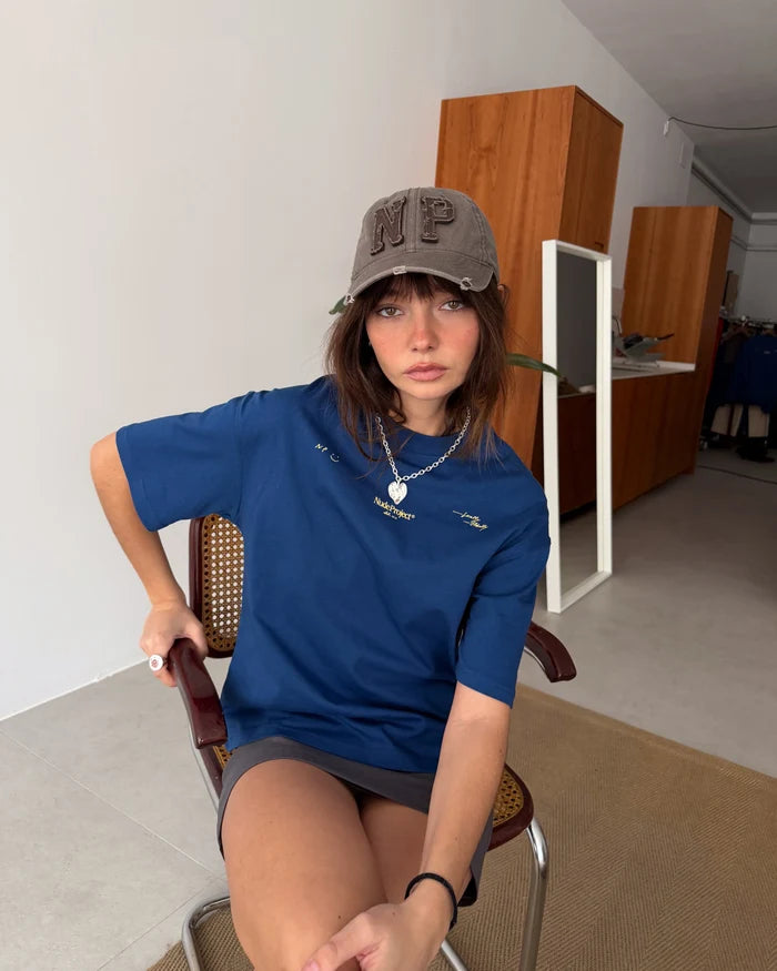 Global Soon Tee Blue