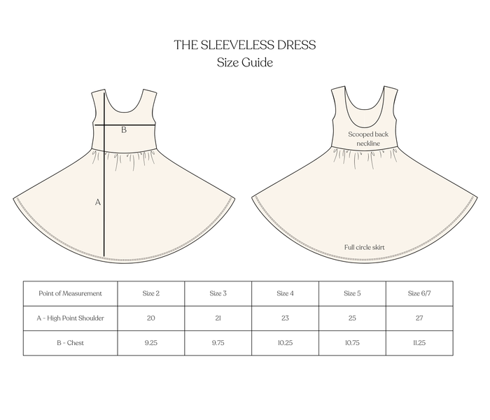 Good Apples Kids Sleeveless Twirl Dress - Retro Twirl (Final Sale)