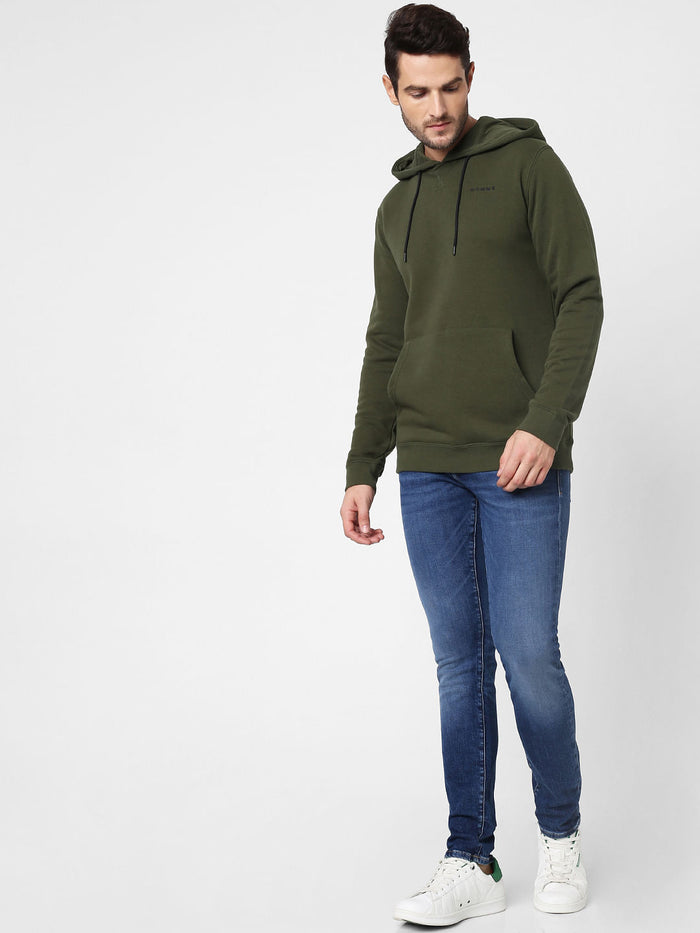 Green Hooded Sweatshirt