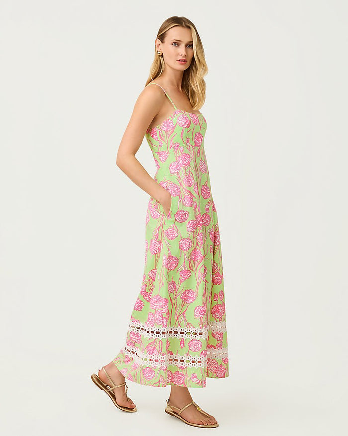 Lilly Pulitzer - Haliey Midi Dress - Pistachio Macaron Alina