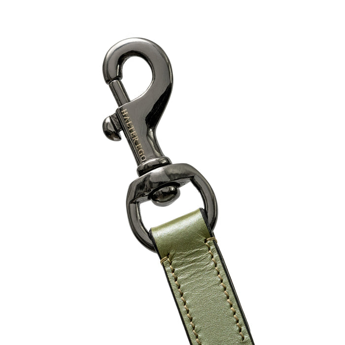 Halter Ego Sea Glass Leather Dog Leash - Equiluxe Tack