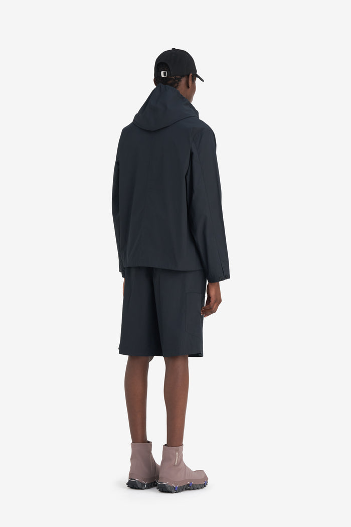 HOODED SHIRT 42 / BLACK