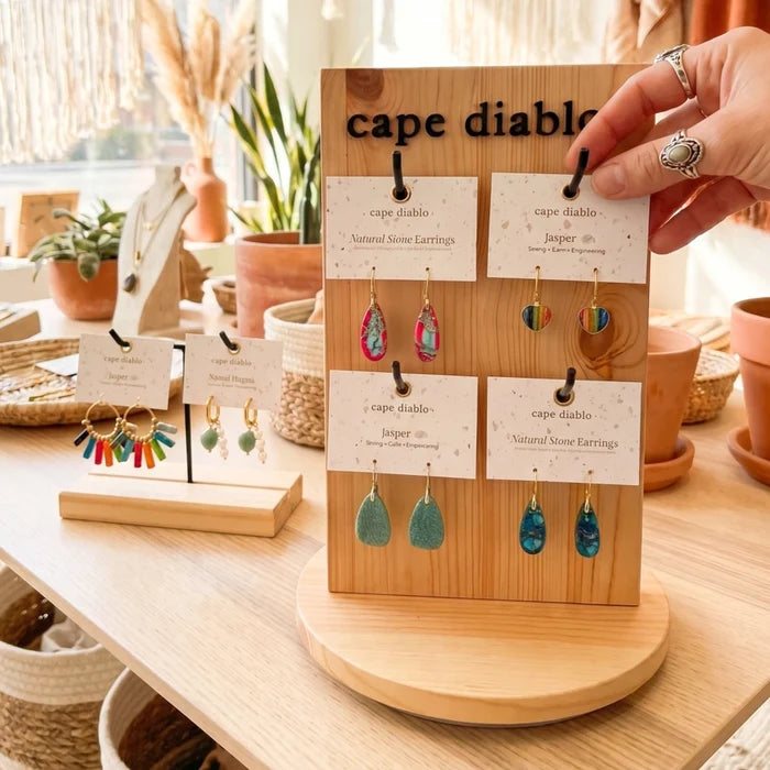 Intense Ocean Energy Earrings