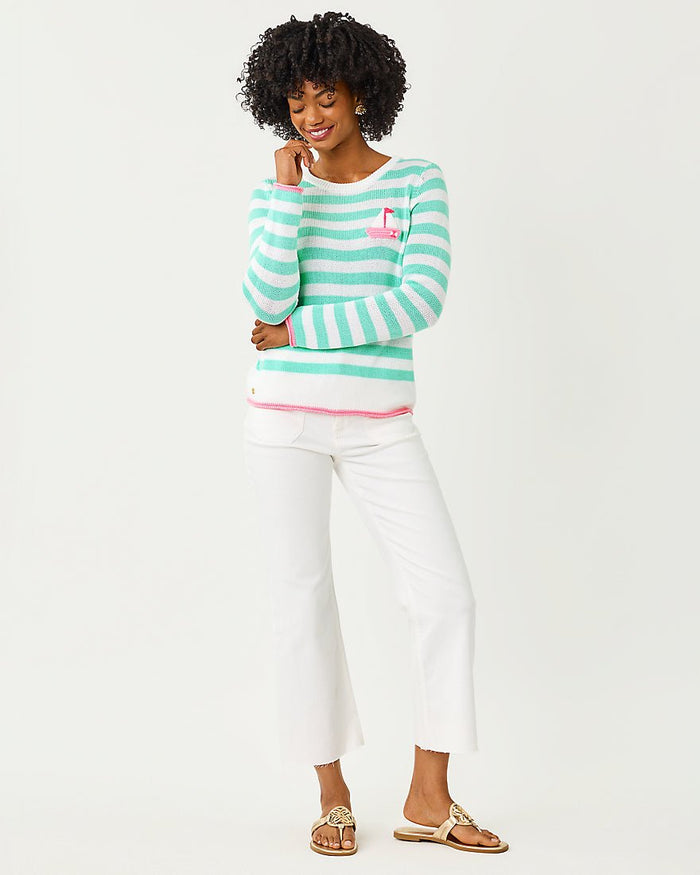 Lilly Pulitzer - Kellyn Sweater - Mint Condition Nauti Stripe