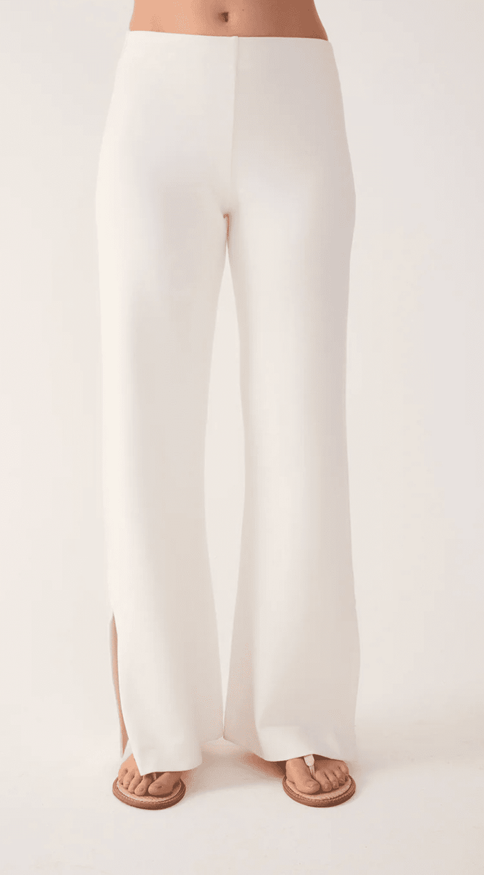 Leaf Embroidered Tunic & Pant Set - Amor Lafayette