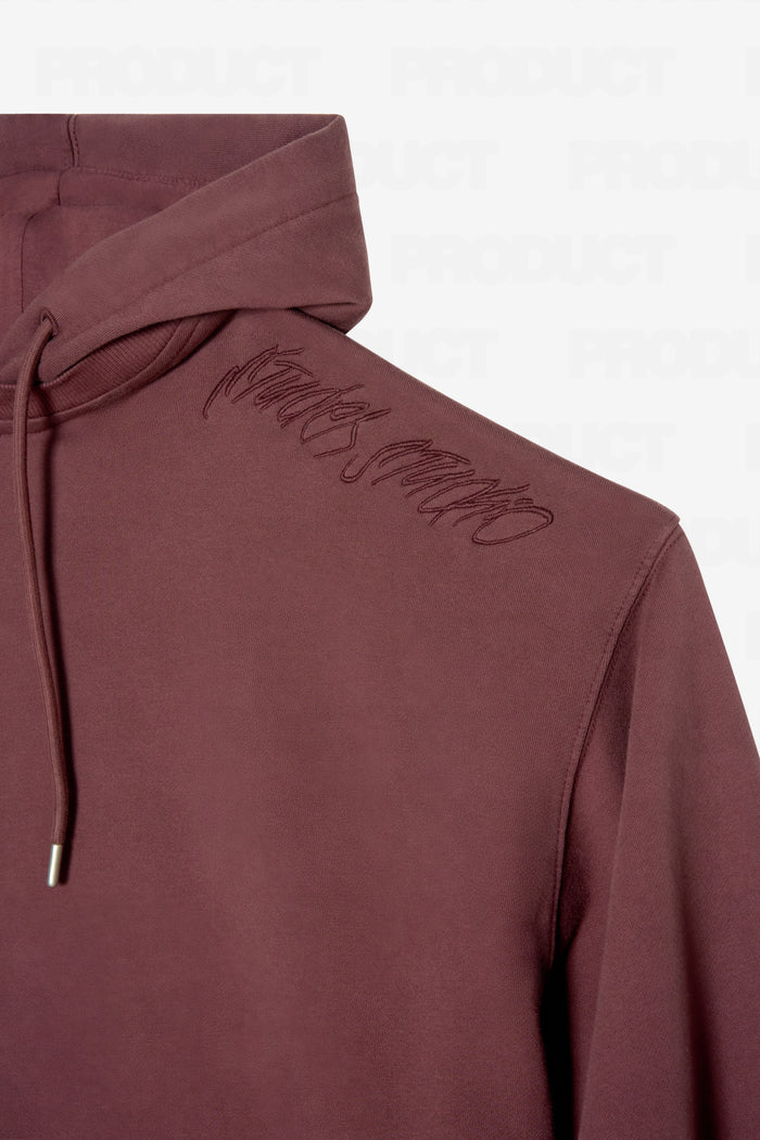 LIGHT ZIP HOODIE EUROPA XXS / DK RED