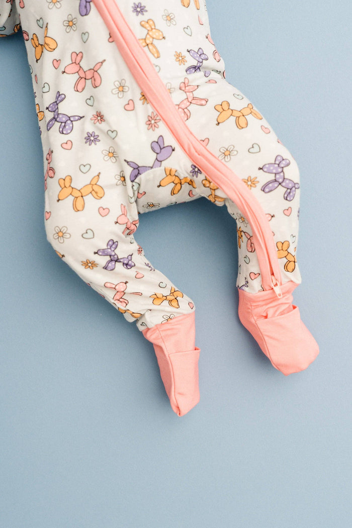 Little One Shop Bamboo Convertible Romper - Balloon Besties (Final Sale)