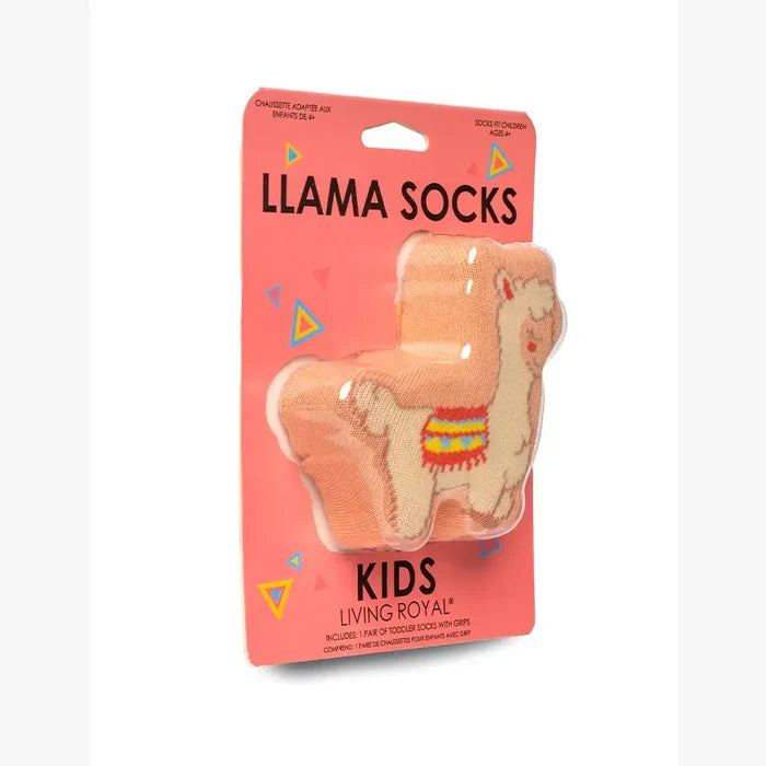 Living Royal 3D Packaged Crew Socks - Llama Love (Final Sale)