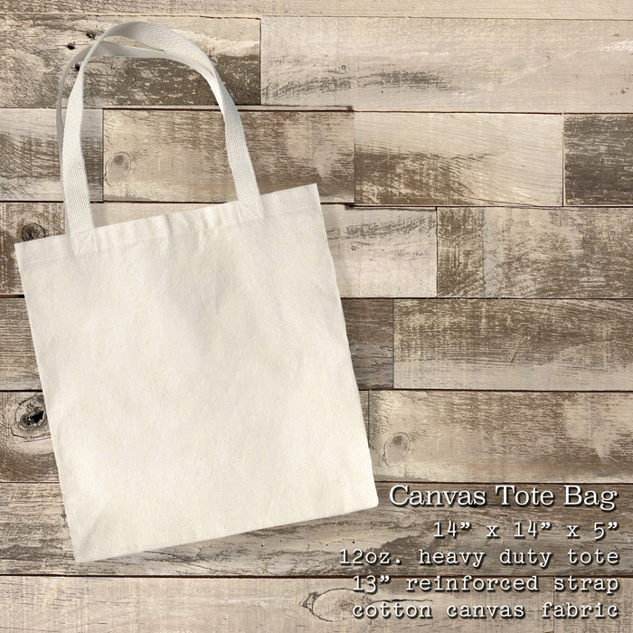 Lobster w/ City and State - Custom Canvas Tote Bag