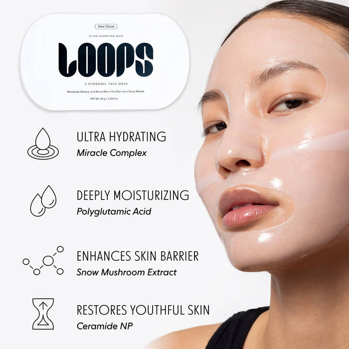 LOOPS Face Mask - Dew Cloud