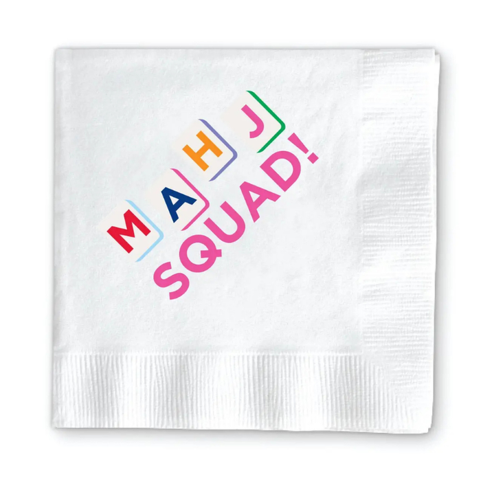 Mahj Squad Cocktail Napkins - Becket Hitch
