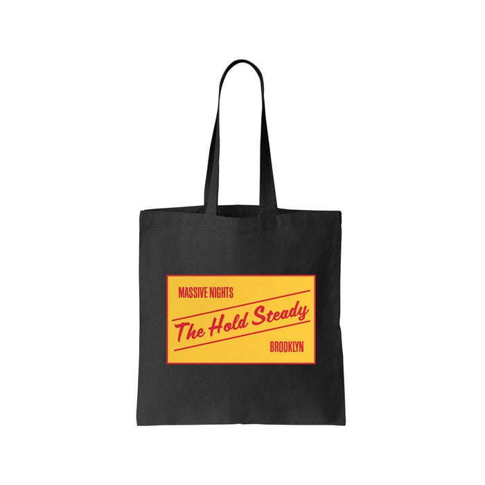the hold steady Massive Nights - Black Tote Bag