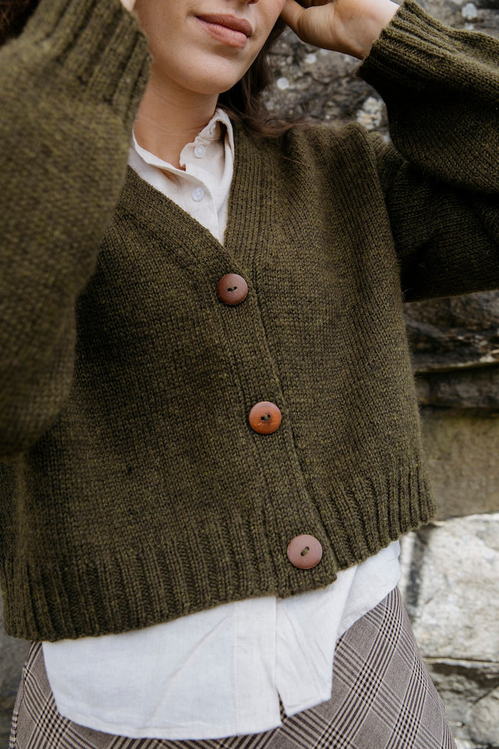 Mosspath Cardigan Knitting Pattern