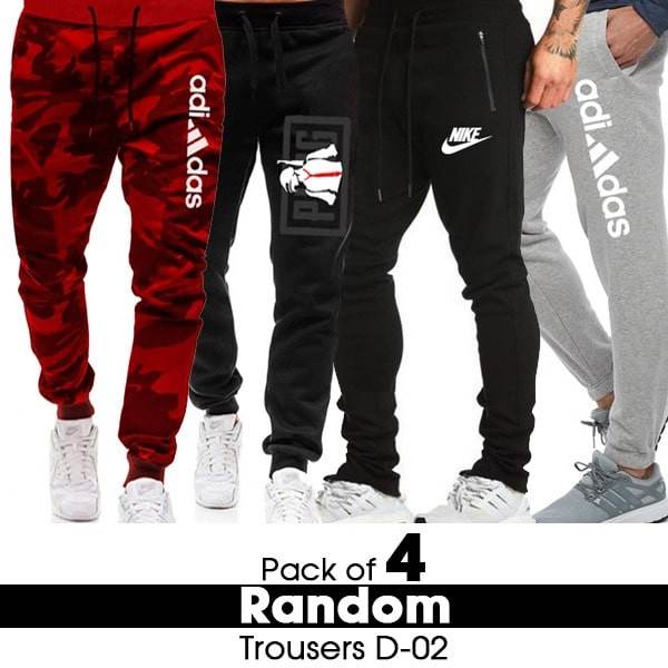 PACK OF 4 RANDOM TROUSERS D-02 - Dubai Offers Today