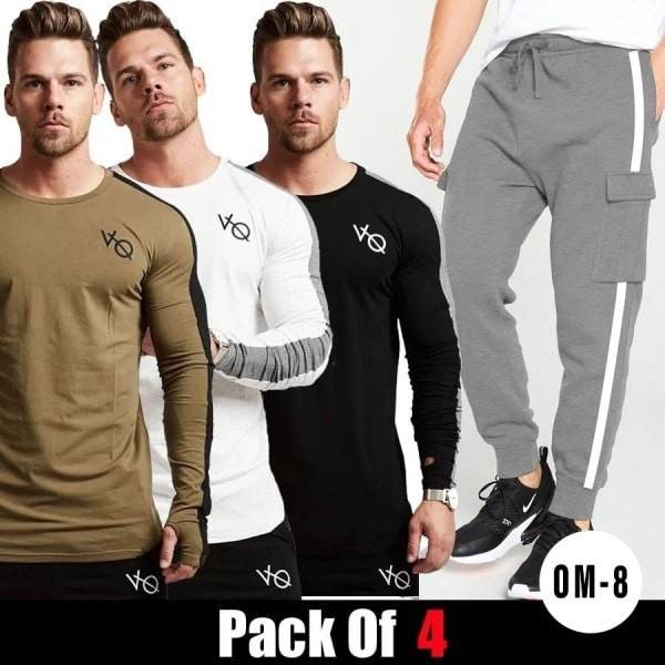 PACK OF 4 T-SHIRTS TROUSERS - Dubai Offers Today