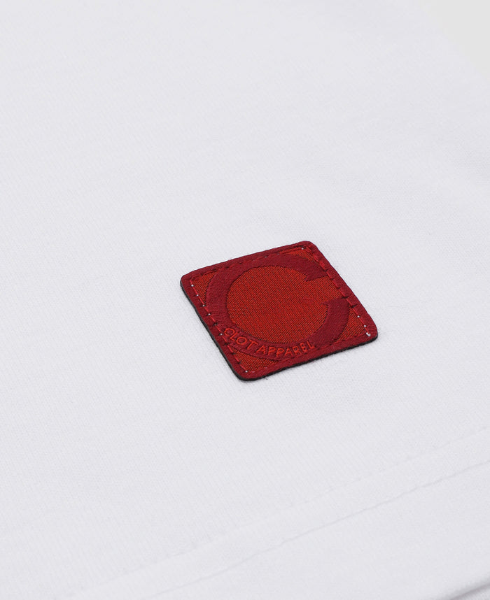 Paisley Pocket T-Shirt (White)
