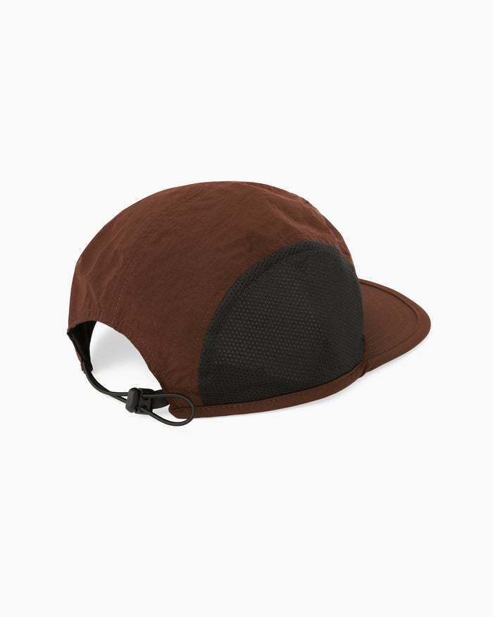 Performance Panelled Mesh Hat Terracotta
