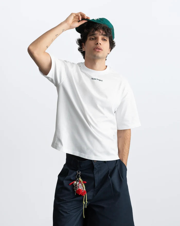 Play With Logo Tee White