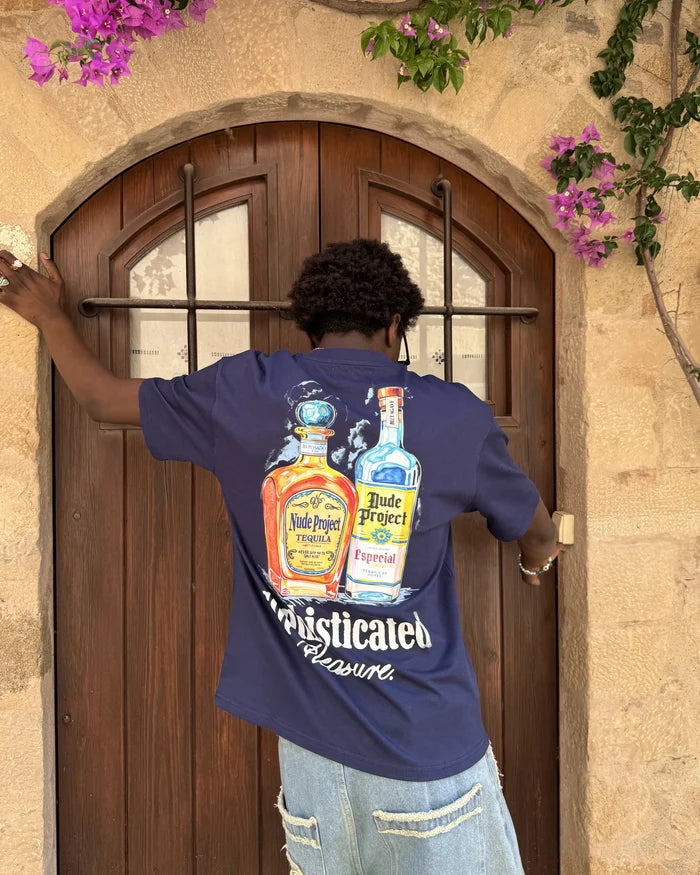 Pleasures Tee Navy