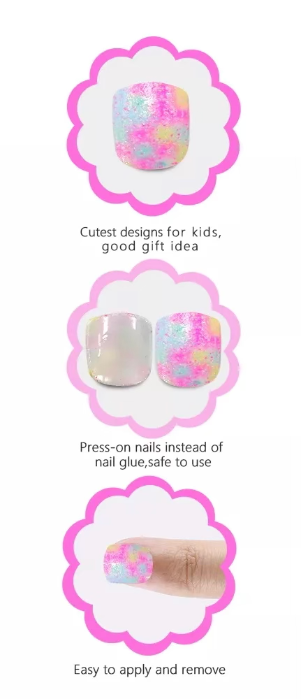 Polish Me Silly Press On Nails - Watercolor Star
