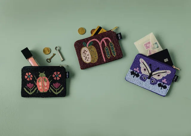 Pome Beaded Pouch