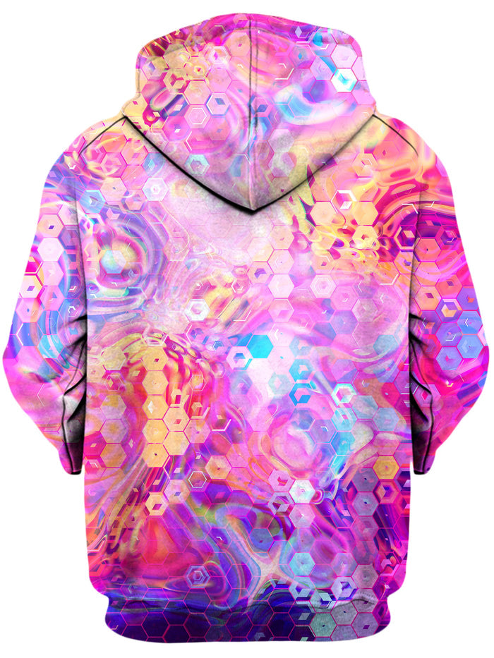 Purple Mirage Unisex Zip-Up Hoodie Art Designs Works Epic Hoodie