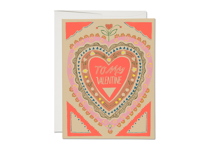 Red Cap Cards Greeting Card - To My Valentine Valentine's Day