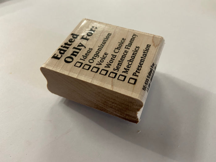 Teacher's Stamp - Edited For - Creative Shapes Etc.