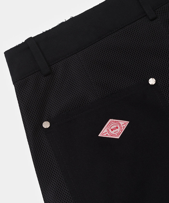 Shorts Mesh Cargo - Preto