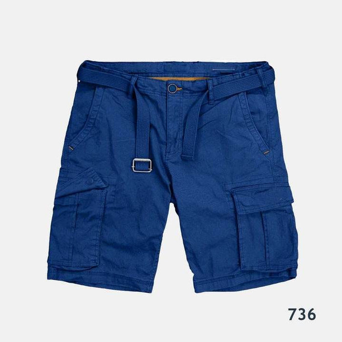 Space Blue Cargo Shorts - Dubai Offers Today