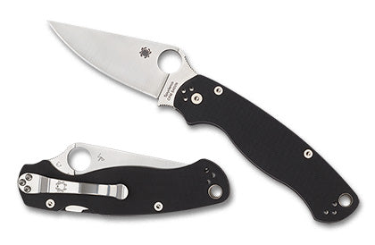 Spyderco Para Military 2 S45VN black G-10 folder — Empire Outfitters