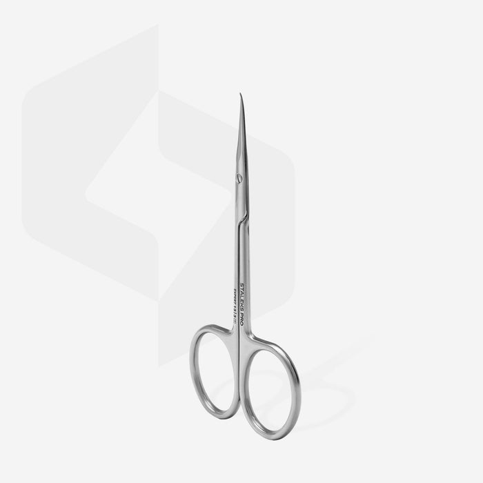 Staleks Professional cuticle scissors with hook for LEFT-handed users EXPERT 13 TYPE 3 Scissors Staleks
