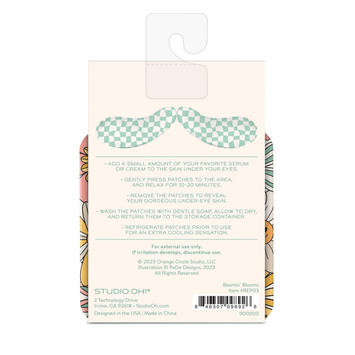 Studio Oh! - Beamin' Blooms Reusable Under-Eye Patches (Final Sale)
