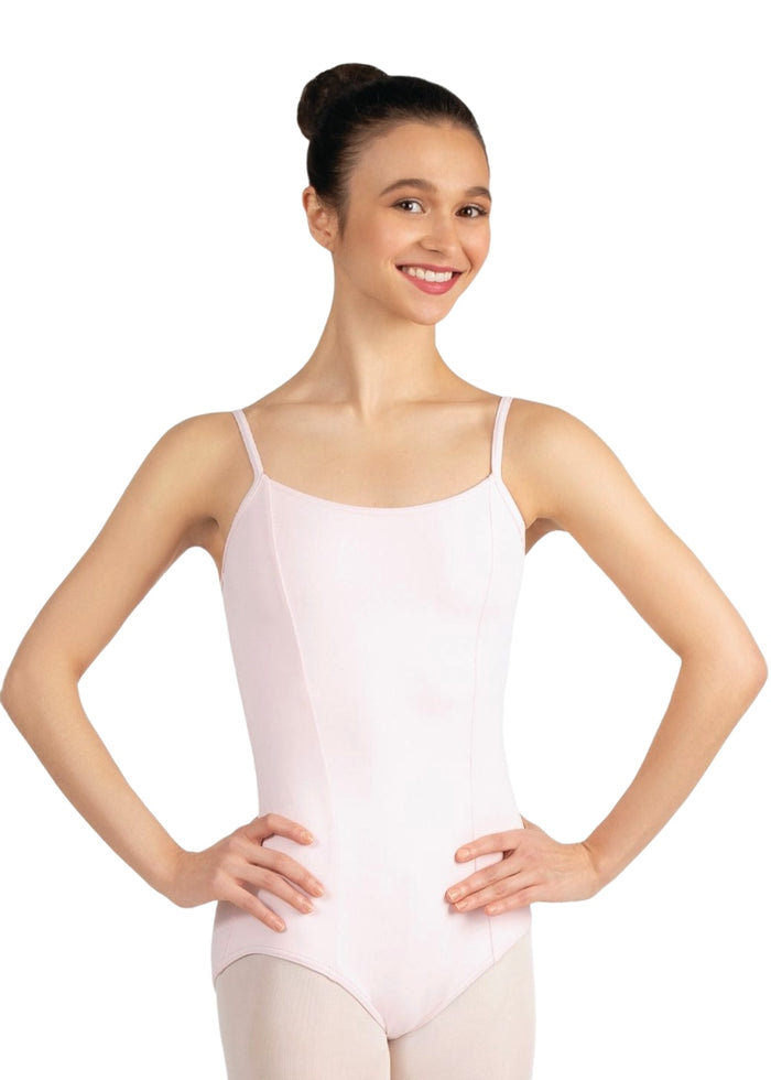 Capezio SE1072W princess seam camisole leotard in light pink